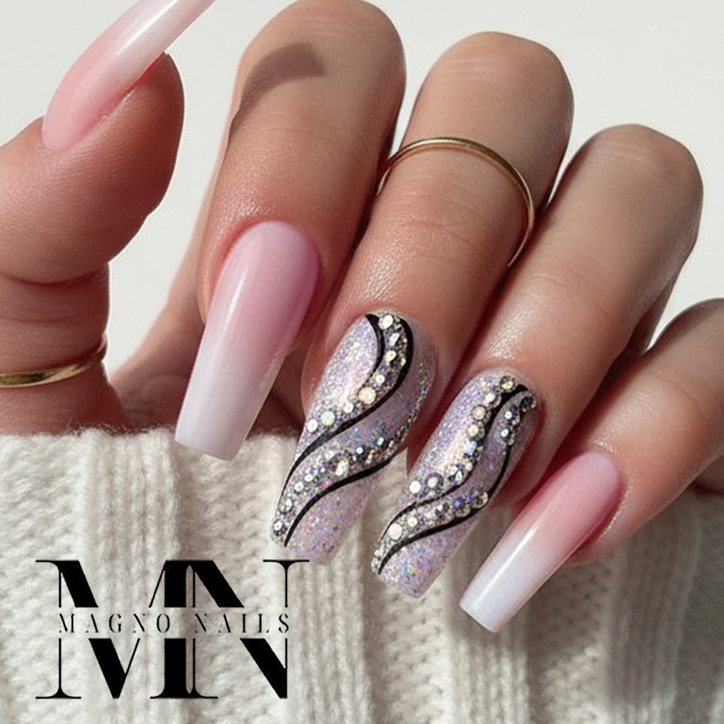 Flieder Mix Glitter Make Up Gel - Pailetten